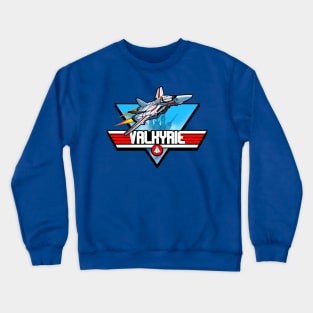 Top Fighter Plane Retro Anime 80's Movie Mecha Retro Mashup Crewneck Sweatshirt